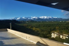 Villa Loftstyle - Außenbereiche, Dachterrasse, Blick White Mountains 2