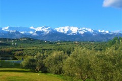 Villa Loftstyle - Außenbereiche, Sandcourt, Blick White Mountains